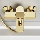 Смеситель для ванны Am.Pm X-Joy F85A10099 золотой