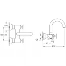 Смеситель для ванны VitrA Origin Classic A42893