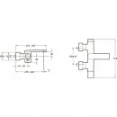 Смеситель для ванны Jacob Delafon Composed E73095-CP + E32910-CP