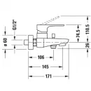 Смеситель для ванны Duravit B.1 B15230000010