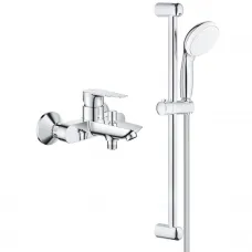 Смеситель для ванны Grohe BauEdge New 23604001 + 27924001