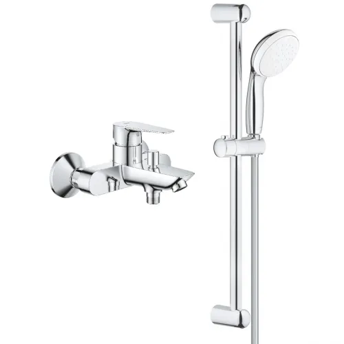 Смеситель для ванны Grohe BauEdge New 23604001 + 27924001