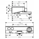 Термостат для ванны Hansgrohe ShowerTablet Select 13151400
