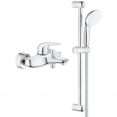 Смеситель для ванны Grohe Eurostyle 23726003 + 27924001