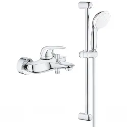 Смеситель для ванны Grohe Eurostyle 23726003 + 27924001