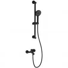 Смеситель для ванны Wonzon & Woghand WW-4560-MB с душевым гарнитуром, черный матовый