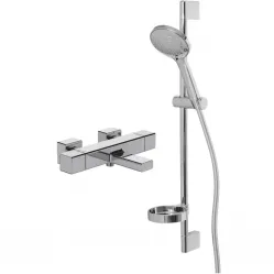 Термостат для ванны Jacob Delafon Strayt E9127-CP + E32910-CP
