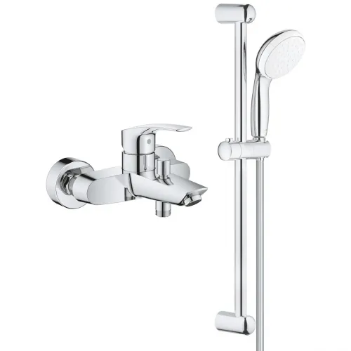 Смеситель для ванны Grohe Eurosmart 33300003 + 27924001