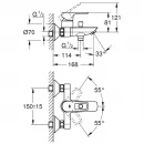Смеситель для ванны Grohe BauLoop New 23602001
