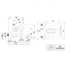 Смеситель для ванны Villeroy & Boch O.Novo TVT10400100061