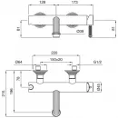 Смеситель для ванны Cezares APHRODITE-VDM-03/24-Bi