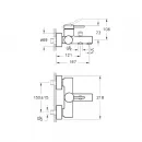 Смеситель для ванны Vitra Pure A42381EXP