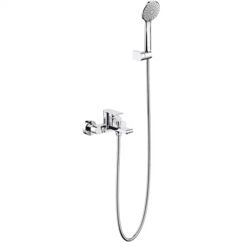 Смеситель для ванны Aquatek Лира AQ1449CR с душевым гарнитуром, хром