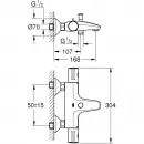 Термостат для ванны Grohe Grohtherm 800 34567000