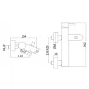 Смеситель для ванны Paffoni Light LIG022NO