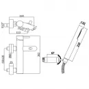 Смеситель для ванны Paffoni Light LIG023CR