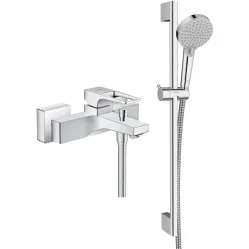 Смеситель для ванны Hansgrohe Metropol 74540000 + 26275000