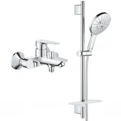 Смеситель для ванны Grohe BauEdge New 23604001 + 26591000