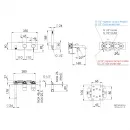 Смеситель для ванны Remer Metrica MC53D2XV встраиваемый, с душевым гарнитуром, нержавеющая сталь
