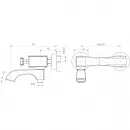 Смеситель для ванны Wonzon & Woghand Triumph WW-563101-CR хром