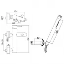 Смеситель для ванны Paffoni Light LIG023ST