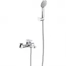 Смеситель для ванны Aquatek Оберон AQ1249CR с душевым гарнитуром, хром