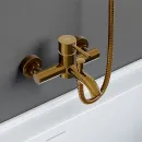 Смеситель для ванны Damixa Scandinavian Pure 361000600 золотой