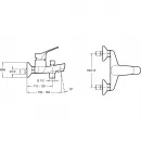 Смеситель для ванны Jacob Delafon Brive E75766-CP