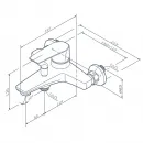 Смеситель для ванны Am.Pm Gem F90A10000