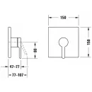 Смеситель для душа Duravit C.1 C14210009010
