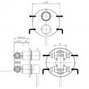 Смеситель для ванны Paini Cox 78PJ6911