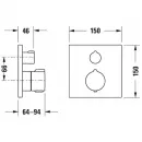 Термостат для душа Duravit C.1 C14200015010