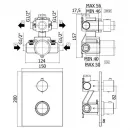 Термостат для ванны Paffoni Light LIQ518CR/M