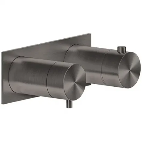 Термостат для ванны Gessi Gessi316 54034#707 встраиваемый, черный хром матовый