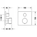 Термостат для ванны Duravit C.1 C14200013010