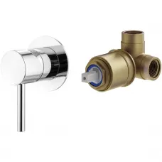 Смеситель для душа Plumberia Selection IXO KITXO1135CR встраиваемый, хром