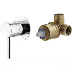 Смеситель для душа Plumberia Selection IXO KITXO1135CR встраиваемый, хром