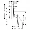 Смеситель для ванны Hansgrohe Logis E 71404000