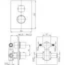Термостат для ванны Paini Grazia 21PZSET26911THBATH