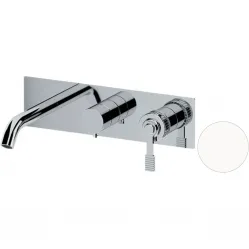 Смеситель для ванны Remer Atelier AL54D2BO встраиваемый, белый матовый
