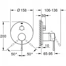 Смеситель для ванны Grohe Essence 24092DL1