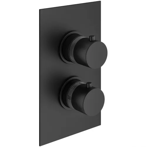 Термостат для ванны Plumberia Selection IXO XOT5020NO встраиваемый, черный матовый