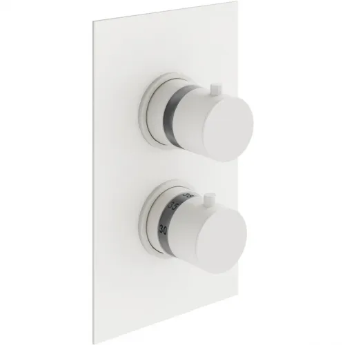 Термостат для ванны Plumberia Selection IXO XOT5030BO встраиваемый, белый матовый