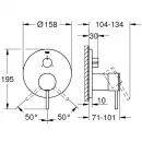 Смеситель для ванны Grohe Atrio 24096GL3