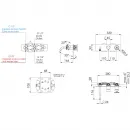Смеситель для ванны Remer Chrono CH54D3XV встраиваемый, нержавеющая сталь