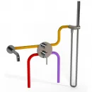 Смеситель для ванны Paini Cox 78CRSET26911BATH