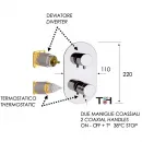 Термостат для ванны Remer Minimal NT93KBDO