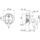 Термостат для ванны Migliore Oxford ML.OXF-6378.BI.BR