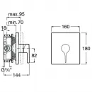 Смеситель для душа Roca Insignia 5A2B3ACN0