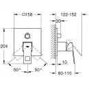 Смеситель для ванны Grohe Eurocube 24094DC0